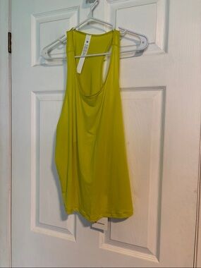 lululemon athletica Bright Lime Green Racerback Tank